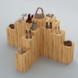 Демо-стенд Ступени-Крест №3, Дуб Золотистый