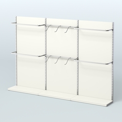 Система ЭЛЕГАНТ №1 пристенная с ДСП (3600 мм), Белый