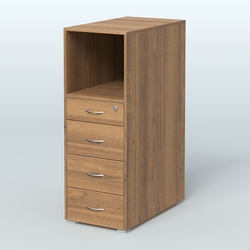 Тумба высокая Стандарт, Орех