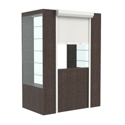 Недорогой П-образный павильон №3-5П (1,35 кв.м), Дуб Венге