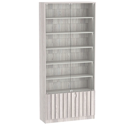 Витрина серии "Смок" №1-900, Ясень Анкор светлый - U31104