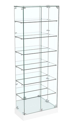 Узкая витрина зеркальная ИСТРА №11-600, Белый