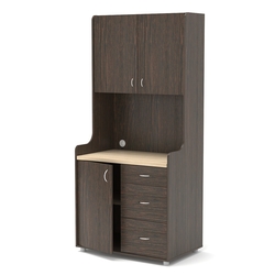 Офисная мини-кухня ЭЛЕГИЯ №3А, Дуб Венге