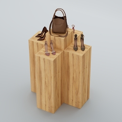 Демо-стенд Ступени-Крест №1, Дуб Золотистый