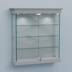 Витрина для музеев "Коллекция" настенная №2-3А-РЕГ, Серый