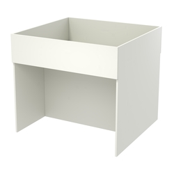 Корзина для распродаж из ДСП №9, Белый